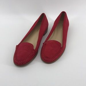 Kate Spade New York Carina Red Suede Loafer
